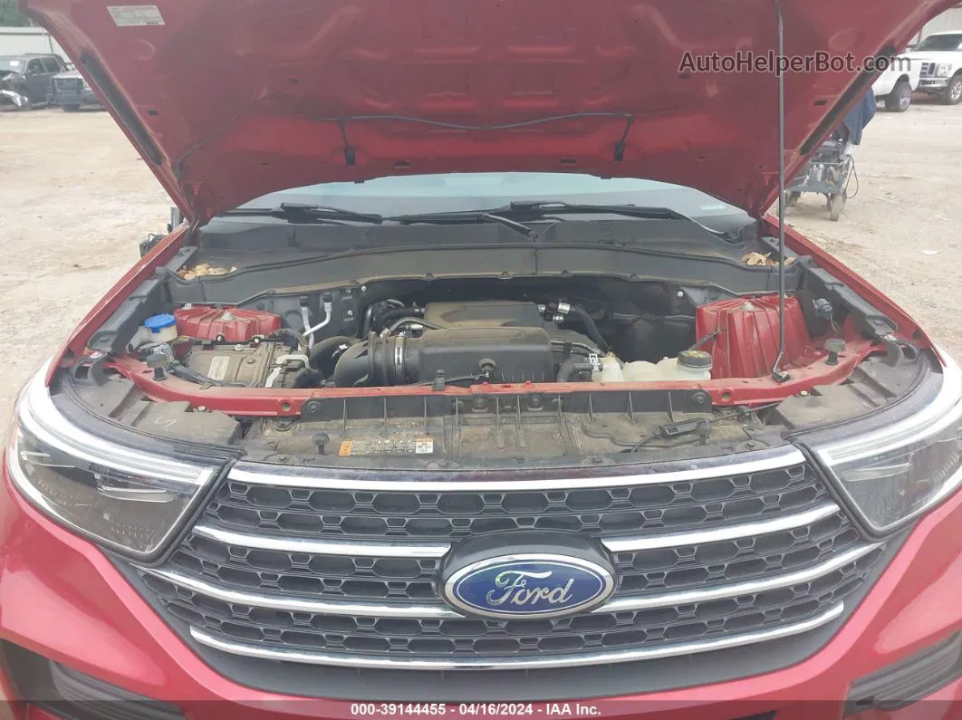 2020 Ford Explorer Xlt Red vin: 1FMSK7DH3LGC28707