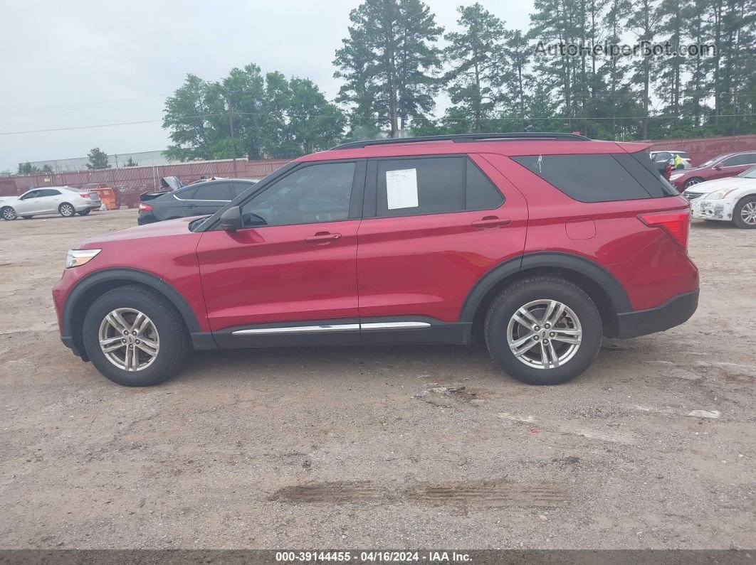 2020 Ford Explorer Xlt Red vin: 1FMSK7DH3LGC28707