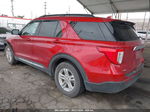 2020 Ford Explorer Xlt Burgundy vin: 1FMSK7DH3LGC91662