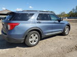 2021 Ford Explorer Xlt Blue vin: 1FMSK7DH3MGA51612