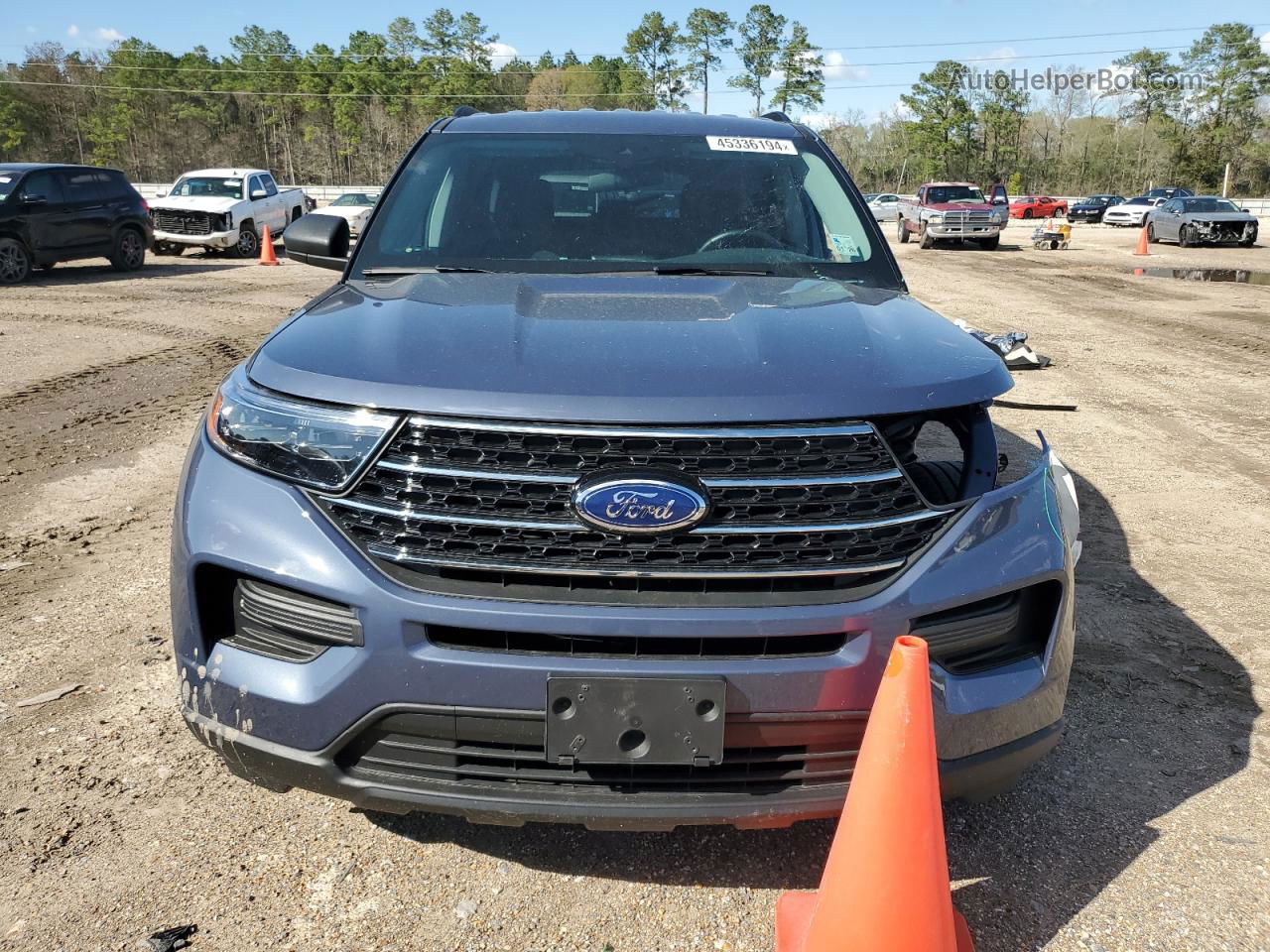 2021 Ford Explorer Xlt Blue vin: 1FMSK7DH3MGA51612