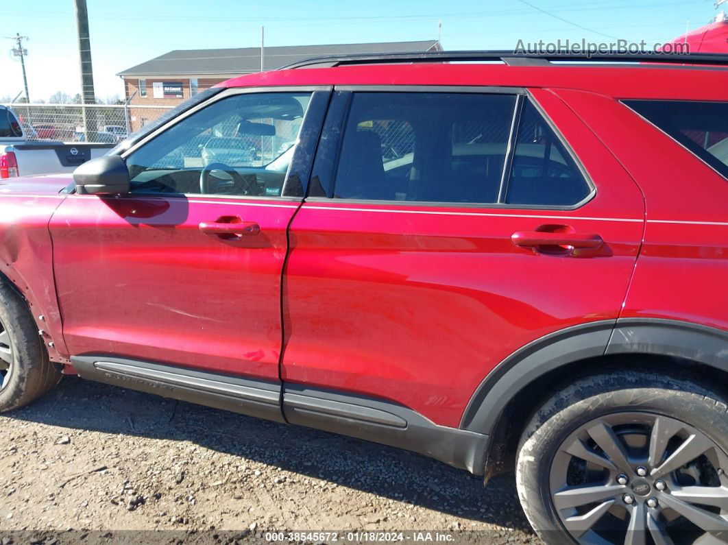 2021 Ford Explorer Xlt Red vin: 1FMSK7DH3MGA56213