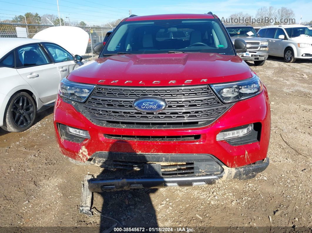 2021 Ford Explorer Xlt Red vin: 1FMSK7DH3MGA56213