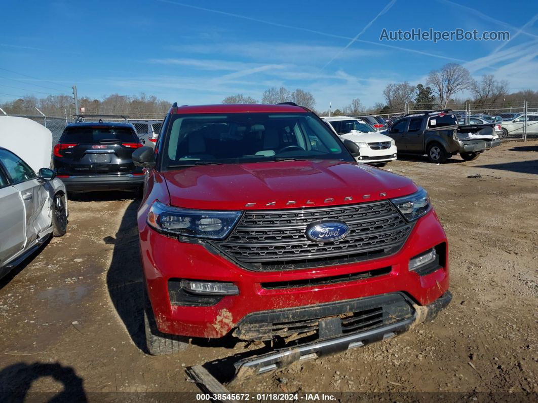 2021 Ford Explorer Xlt Red vin: 1FMSK7DH3MGA56213