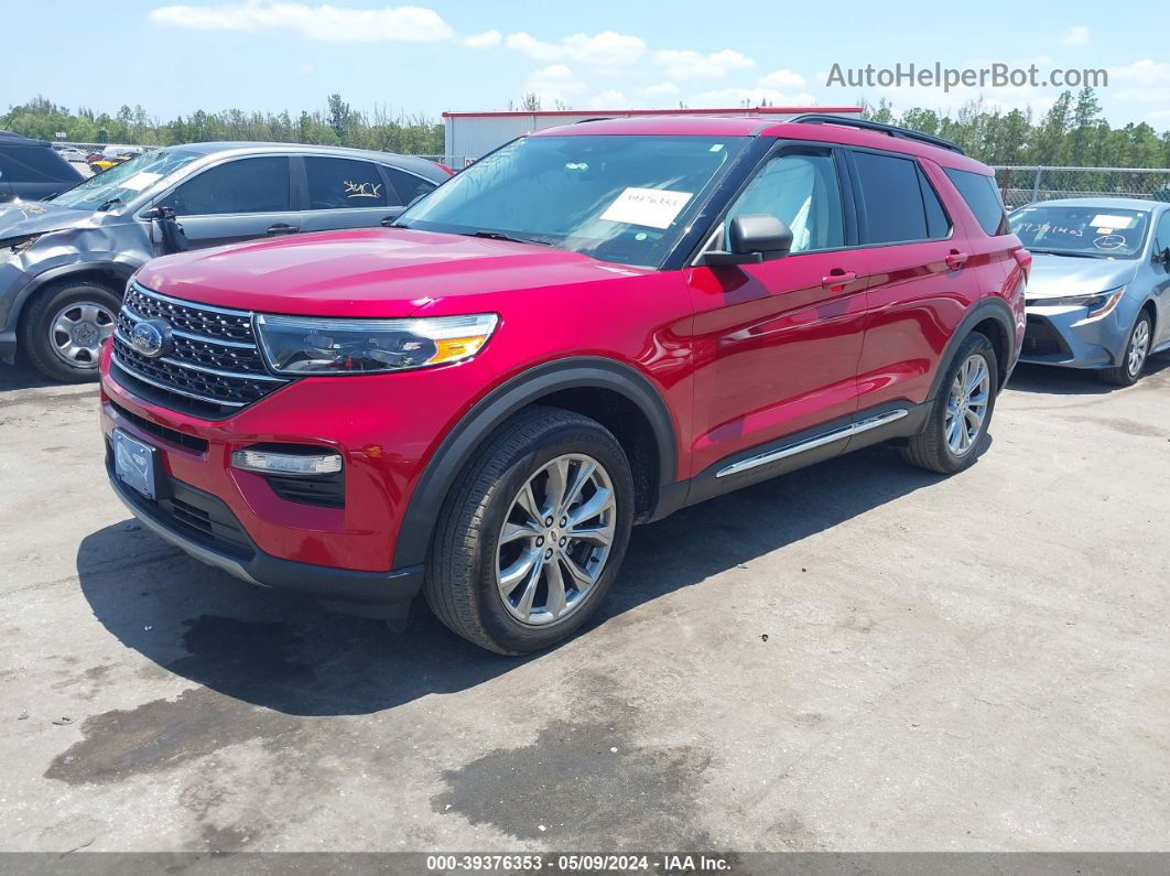 2021 Ford Explorer Xlt Red vin: 1FMSK7DH3MGB12702