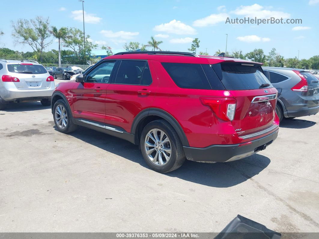 2021 Ford Explorer Xlt Red vin: 1FMSK7DH3MGB12702