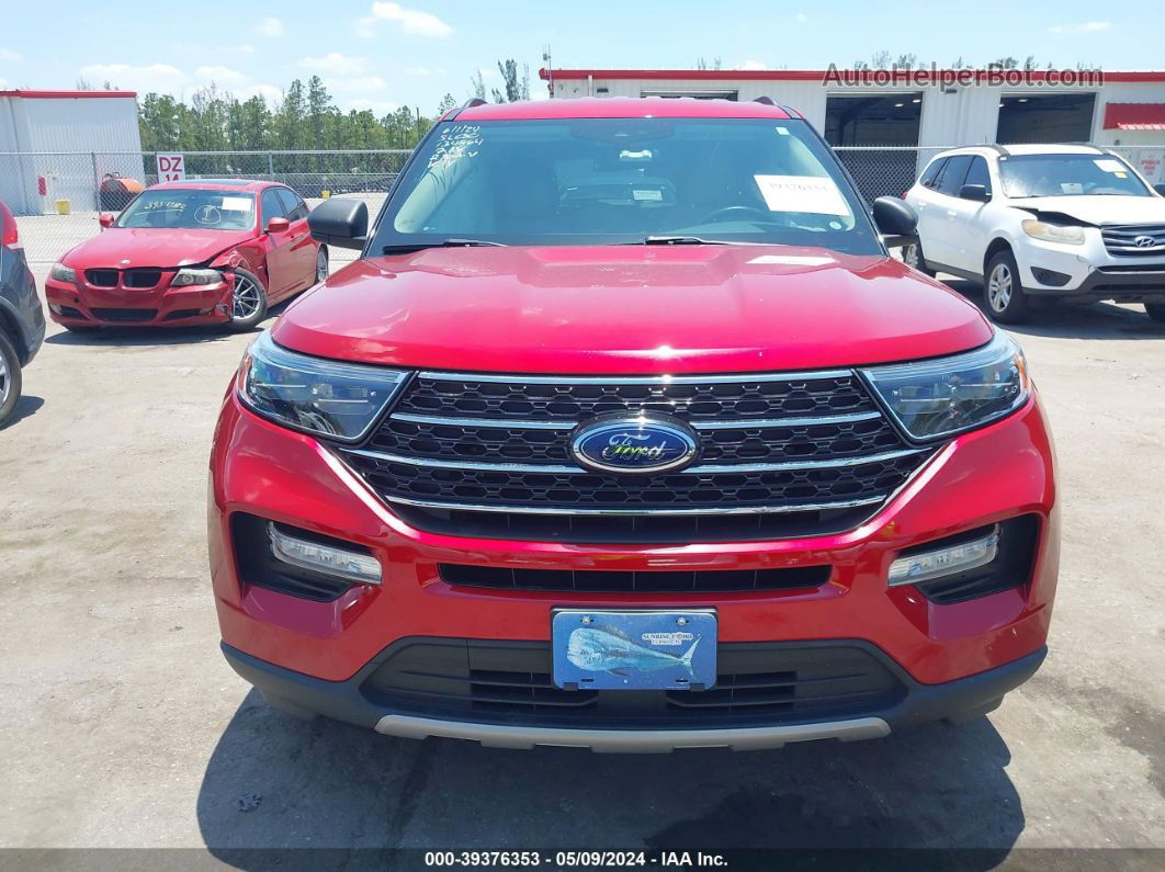 2021 Ford Explorer Xlt Red vin: 1FMSK7DH3MGB12702