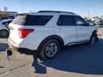 2020 Ford Explorer Xlt White vin: 1FMSK7DH4LGB28437