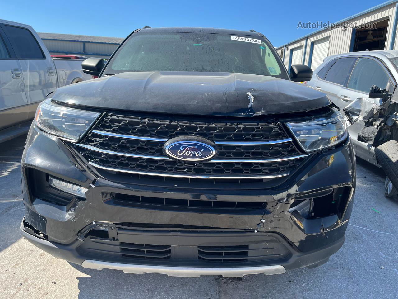 2020 Ford Explorer Xlt Black vin: 1FMSK7DH4LGC56760