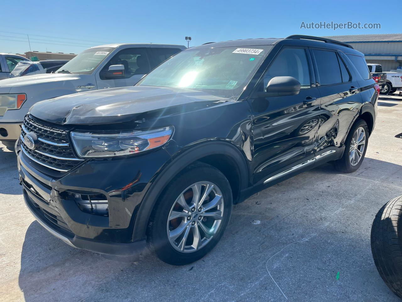 2020 Ford Explorer Xlt Black vin: 1FMSK7DH4LGC56760