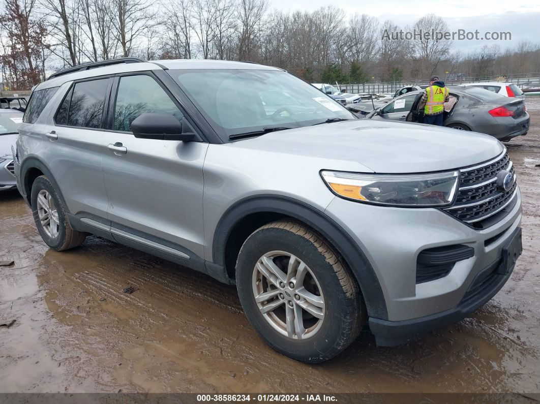 2020 Ford Explorer Xlt Gray vin: 1FMSK7DH4LGC85997