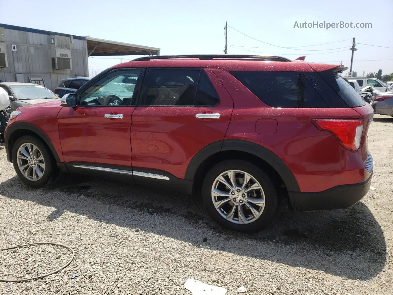 2020 Ford Explorer Xlt Red vin: 1FMSK7DH4LGD15984