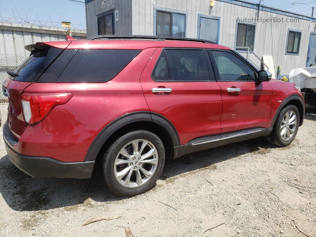 2020 Ford Explorer Xlt Red vin: 1FMSK7DH4LGD15984