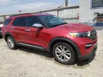 2020 Ford Explorer Xlt Red vin: 1FMSK7DH4LGD15984