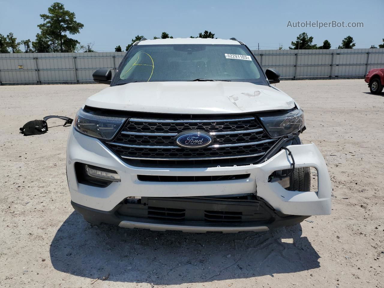 2020 Ford Explorer Xlt White vin: 1FMSK7DH5LGA91124