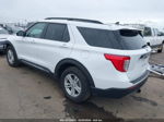 2021 Ford Explorer Xlt White vin: 1FMSK7DH5MGA24542