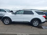 2021 Ford Explorer Xlt White vin: 1FMSK7DH5MGA24542