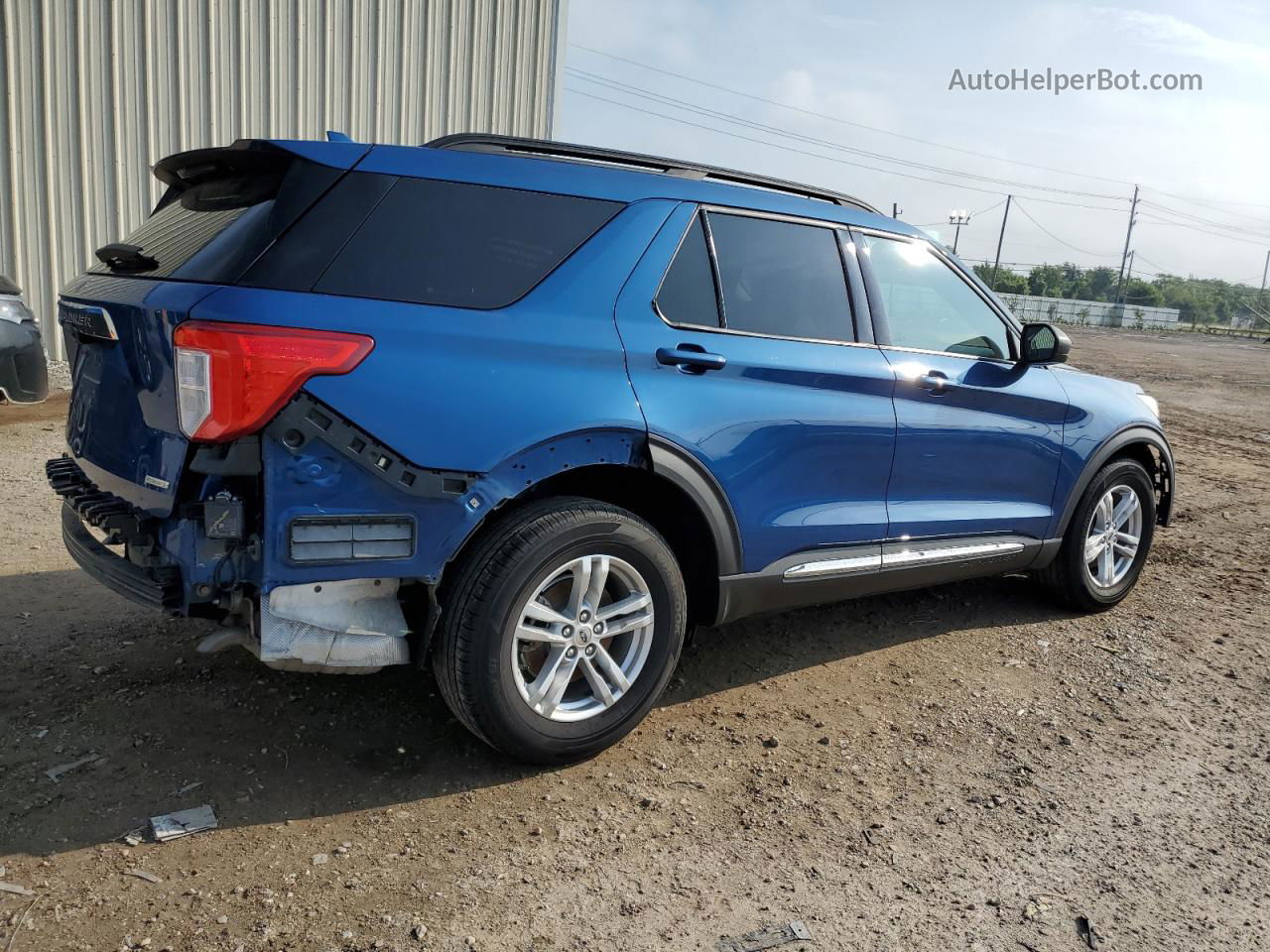 2020 Ford Explorer Xlt Синий vin: 1FMSK7DH6LGA15301