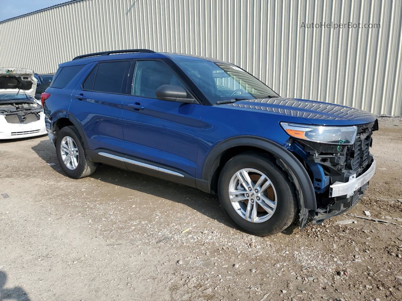 2020 Ford Explorer Xlt Blue vin: 1FMSK7DH6LGA15301