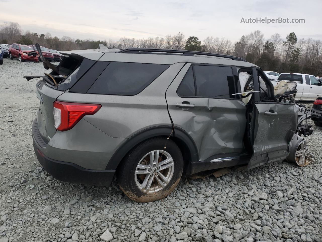 2020 Ford Explorer Xlt Угольный vin: 1FMSK7DH6LGA20370