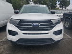 2020 Ford Explorer Xlt White vin: 1FMSK7DH6LGA54535