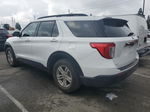 2020 Ford Explorer Xlt White vin: 1FMSK7DH6LGA54535