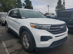 2020 Ford Explorer Xlt White vin: 1FMSK7DH6LGA54535