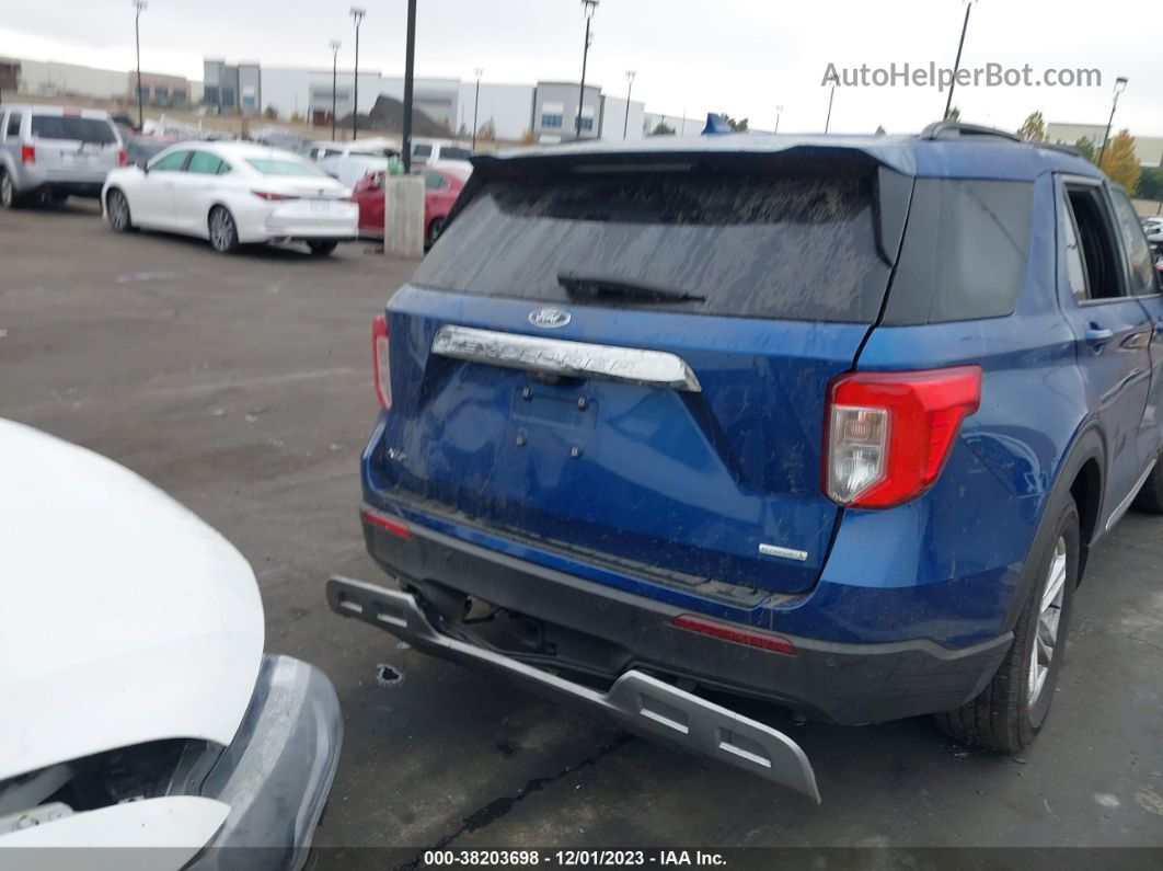 2020 Ford Explorer Xlt Blue vin: 1FMSK7DH6LGB82841