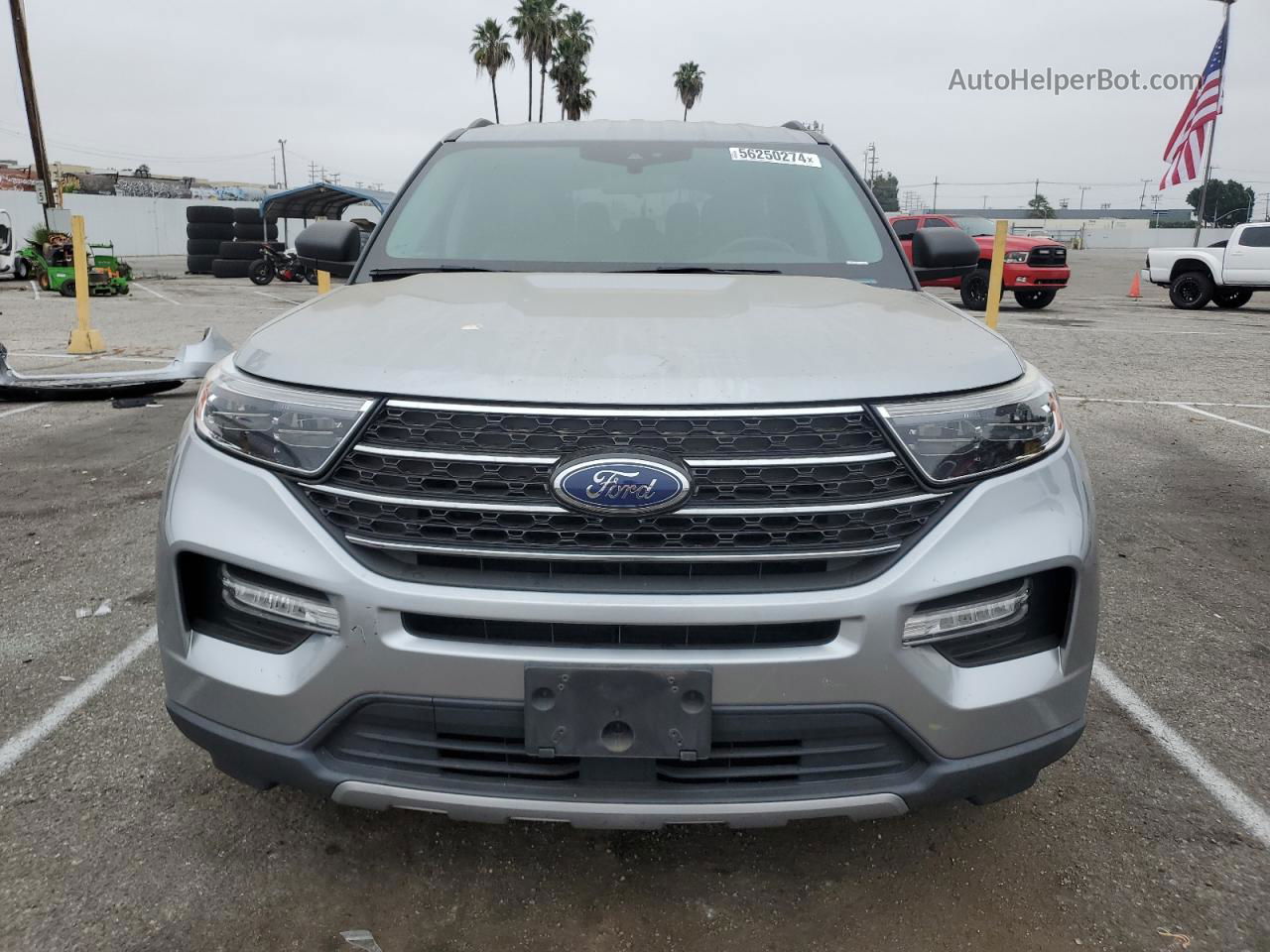 2020 Ford Explorer Xlt Silver vin: 1FMSK7DH6LGC47400