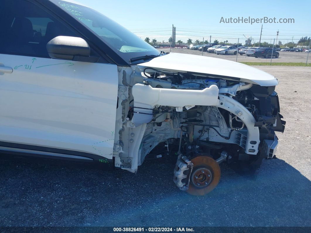 2021 Ford Explorer Xlt White vin: 1FMSK7DH6MGA12139