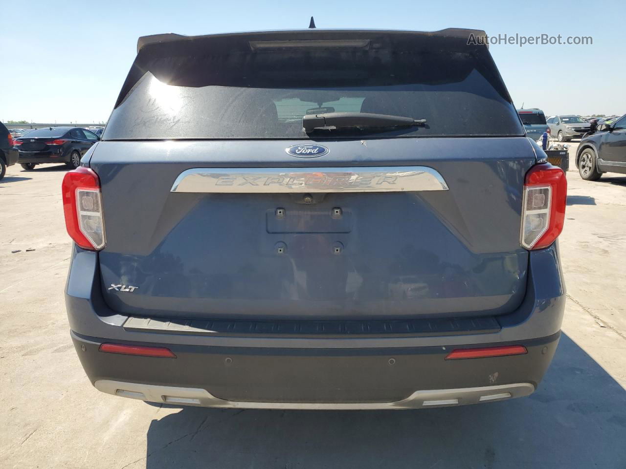 2021 Ford Explorer Xlt Blue vin: 1FMSK7DH6MGA30382