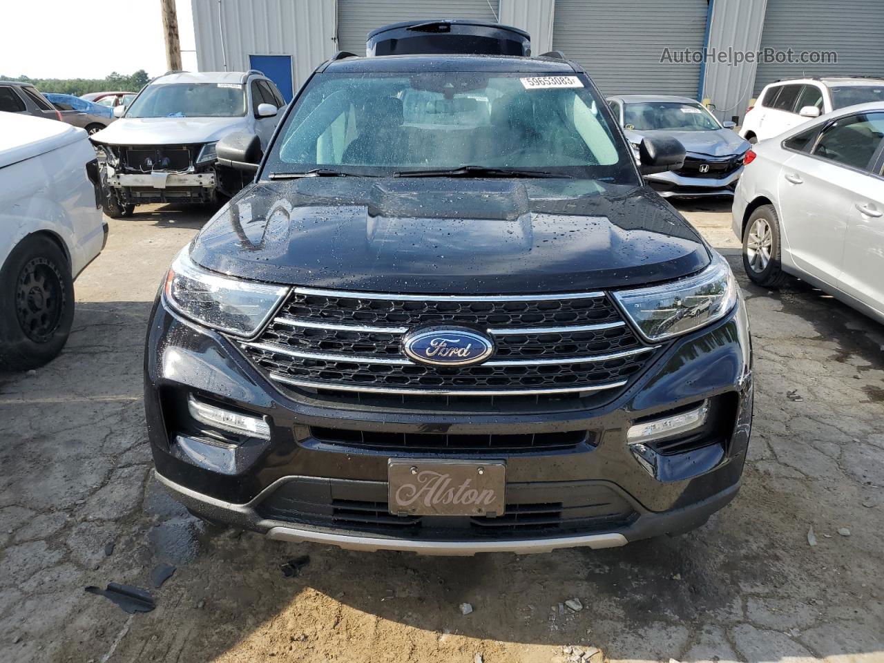 2021 Ford Explorer Xlt Черный vin: 1FMSK7DH6MGA68288