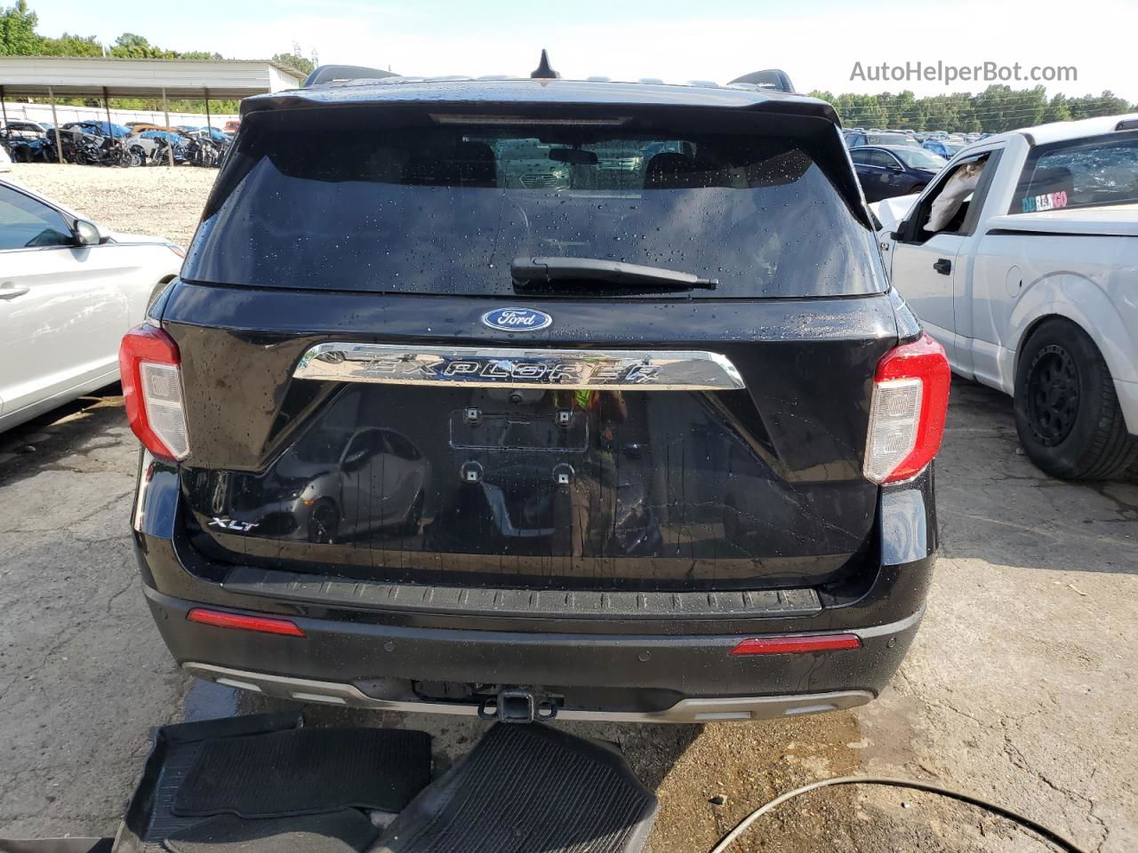 2021 Ford Explorer Xlt Черный vin: 1FMSK7DH6MGA68288