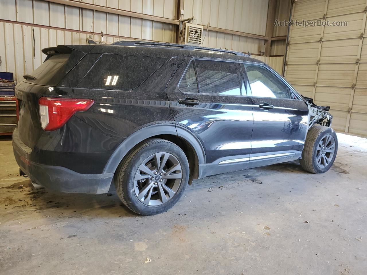 2021 Ford Explorer Xlt Black vin: 1FMSK7DH6MGA81204