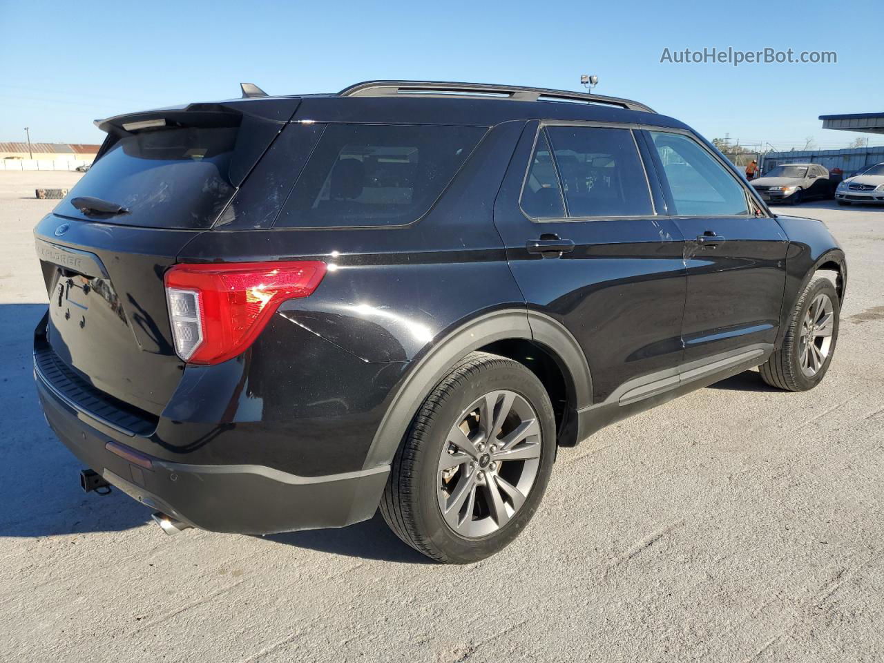 2021 Ford Explorer Xlt Black vin: 1FMSK7DH6MGA81204