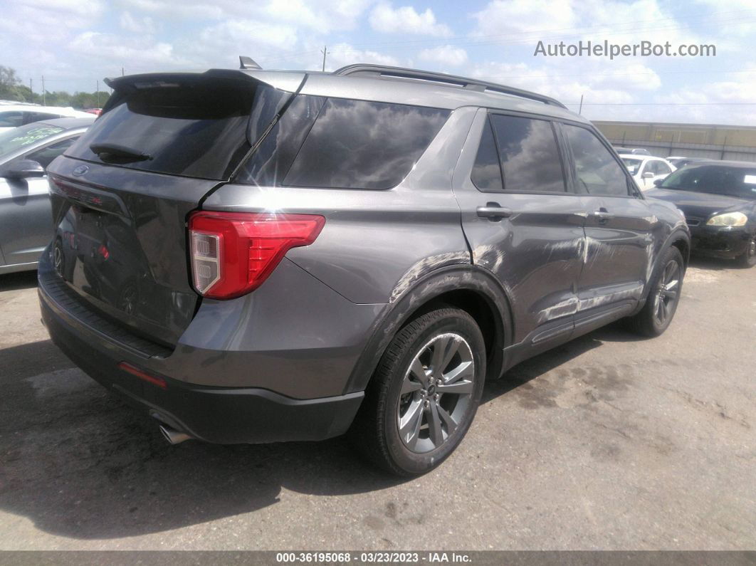 2021 Ford Explorer Xlt Gray vin: 1FMSK7DH6MGA94390