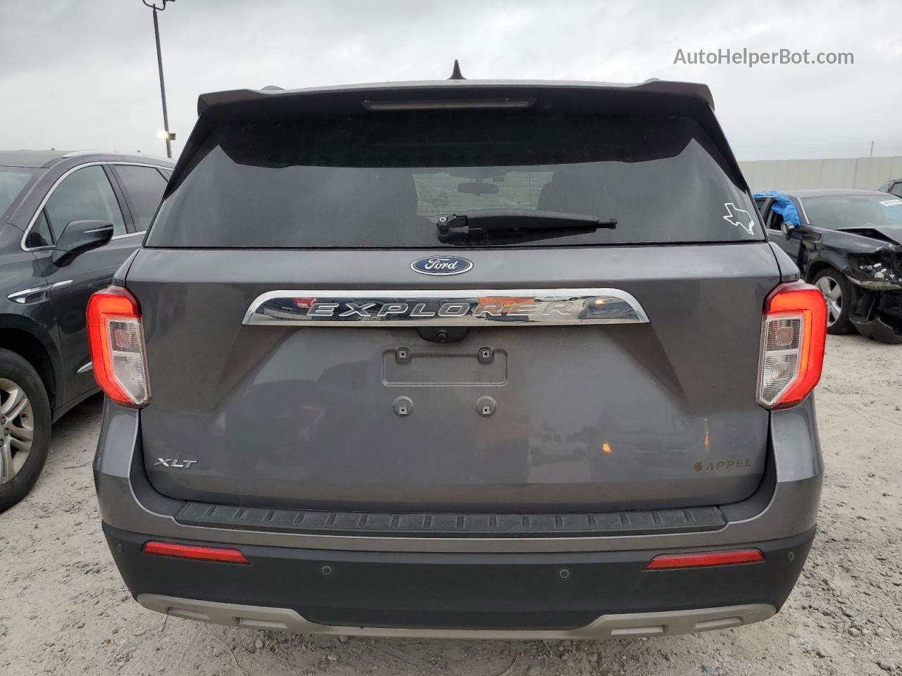 2021 Ford Explorer Xlt Charcoal vin: 1FMSK7DH6MGC50864