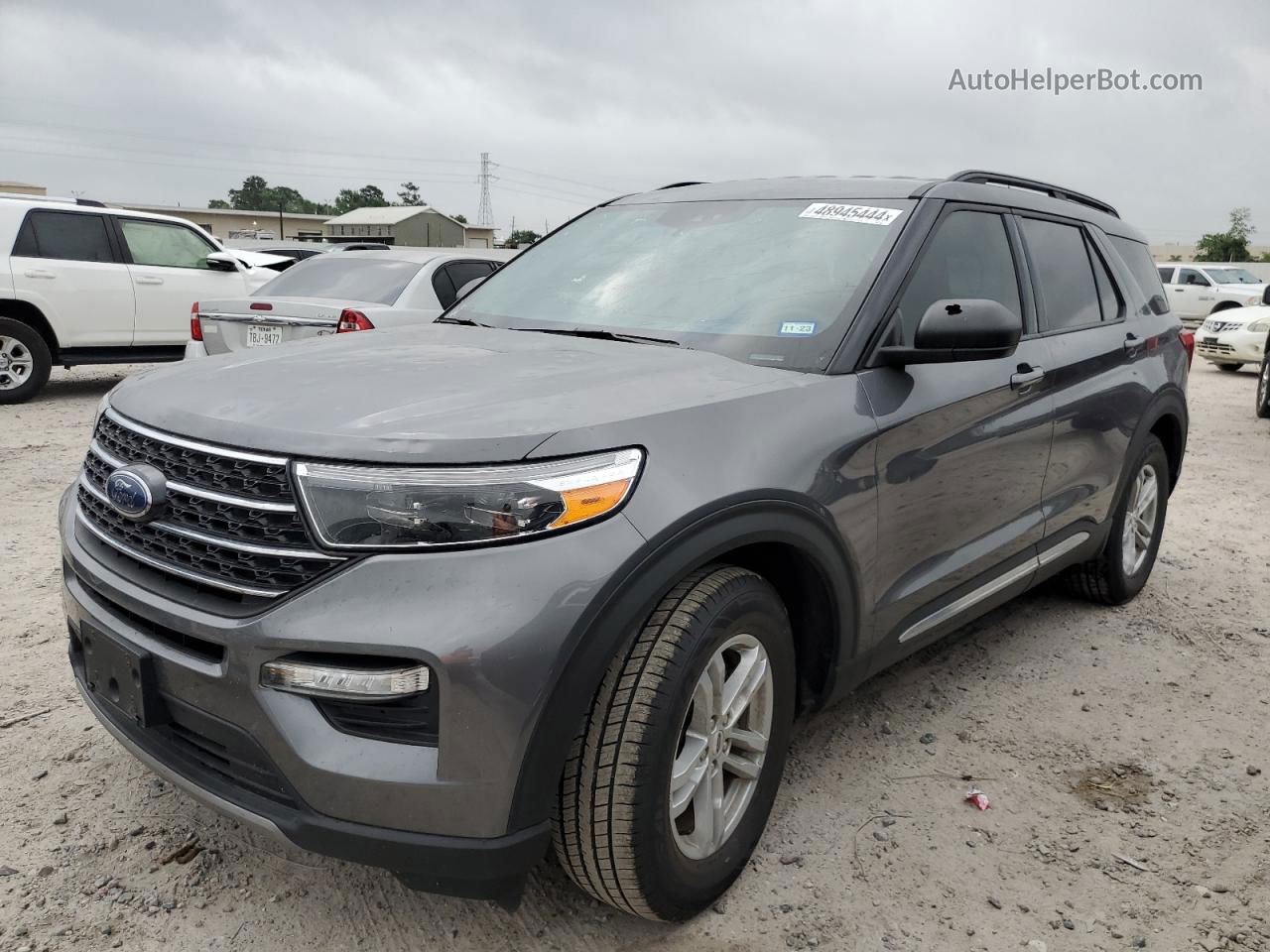 2021 Ford Explorer Xlt Угольный vin: 1FMSK7DH6MGC50864