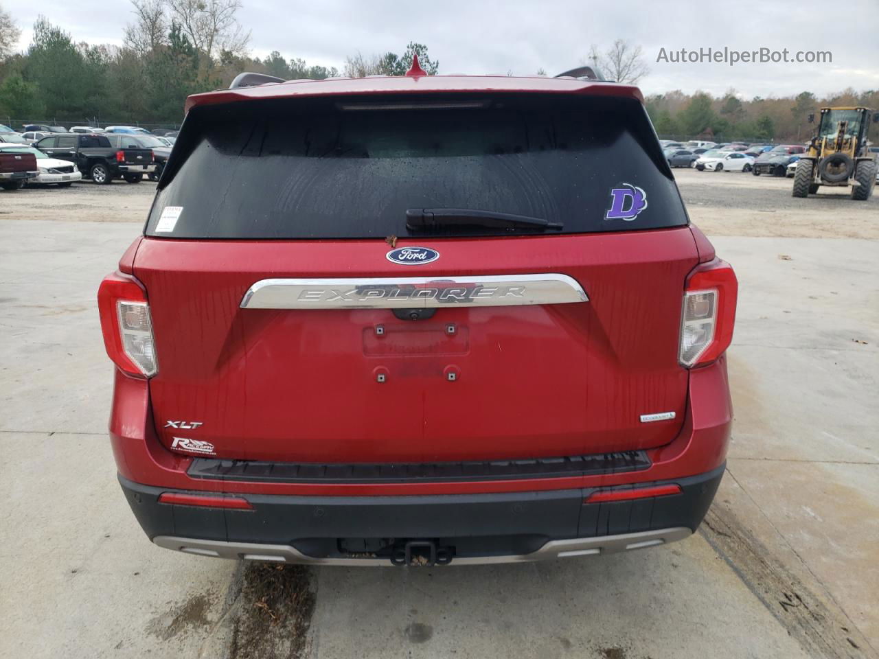 2020 Ford Explorer Xlt Red vin: 1FMSK7DH7LGA10222