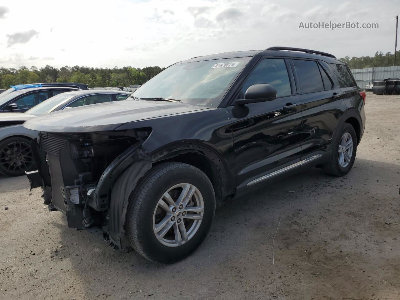 2020 Ford Explorer Xlt Black vin: 1FMSK7DH7LGA56245