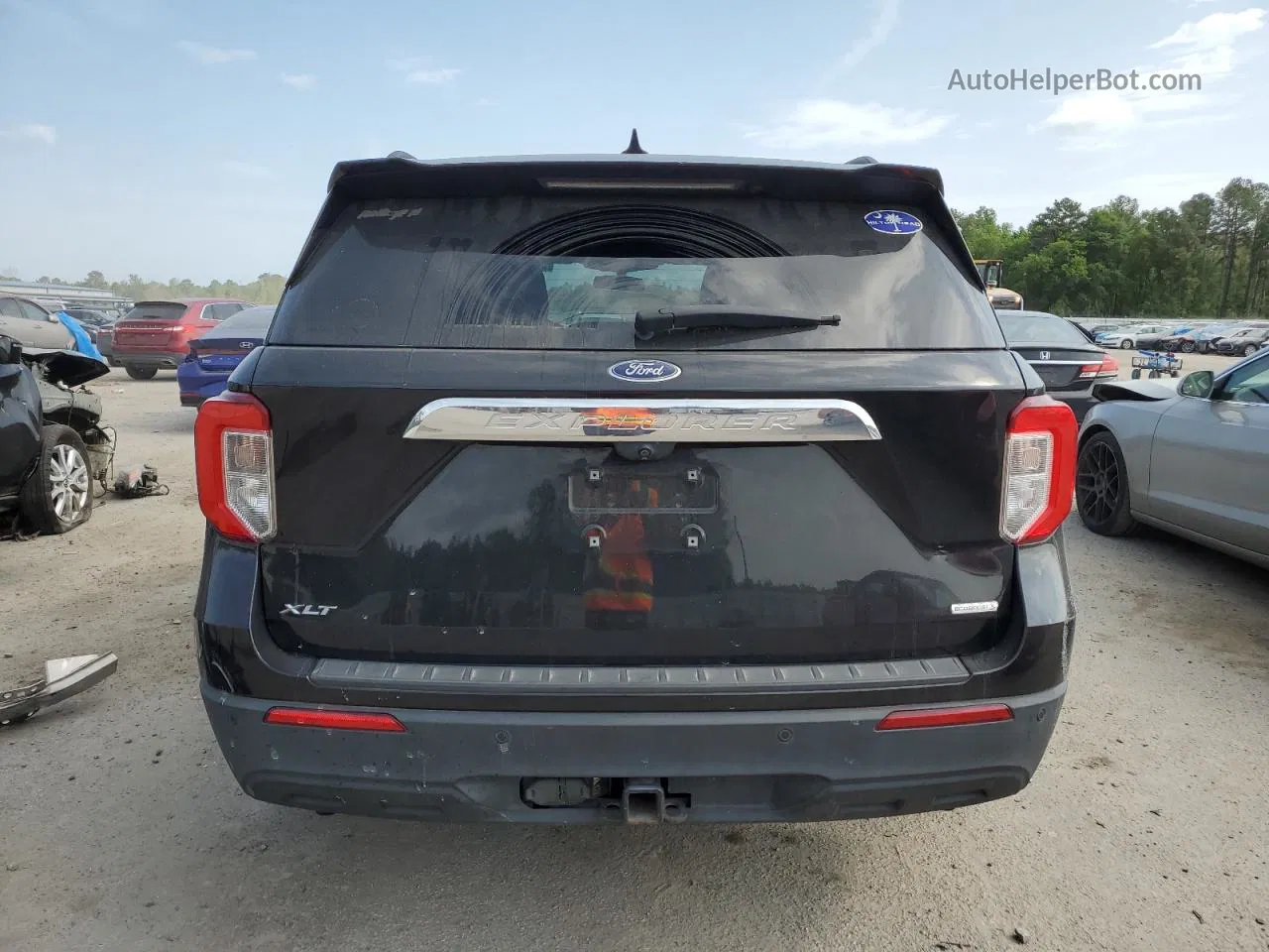 2020 Ford Explorer Xlt Black vin: 1FMSK7DH7LGA56245