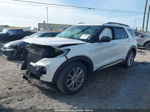 2020 Ford Explorer Xlt White vin: 1FMSK7DH7LGC56977