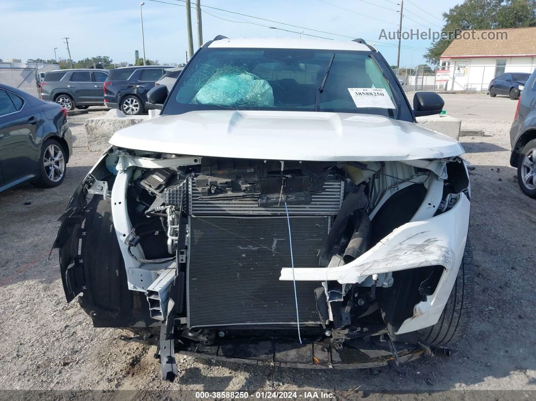 2020 Ford Explorer Xlt White vin: 1FMSK7DH7LGC56977