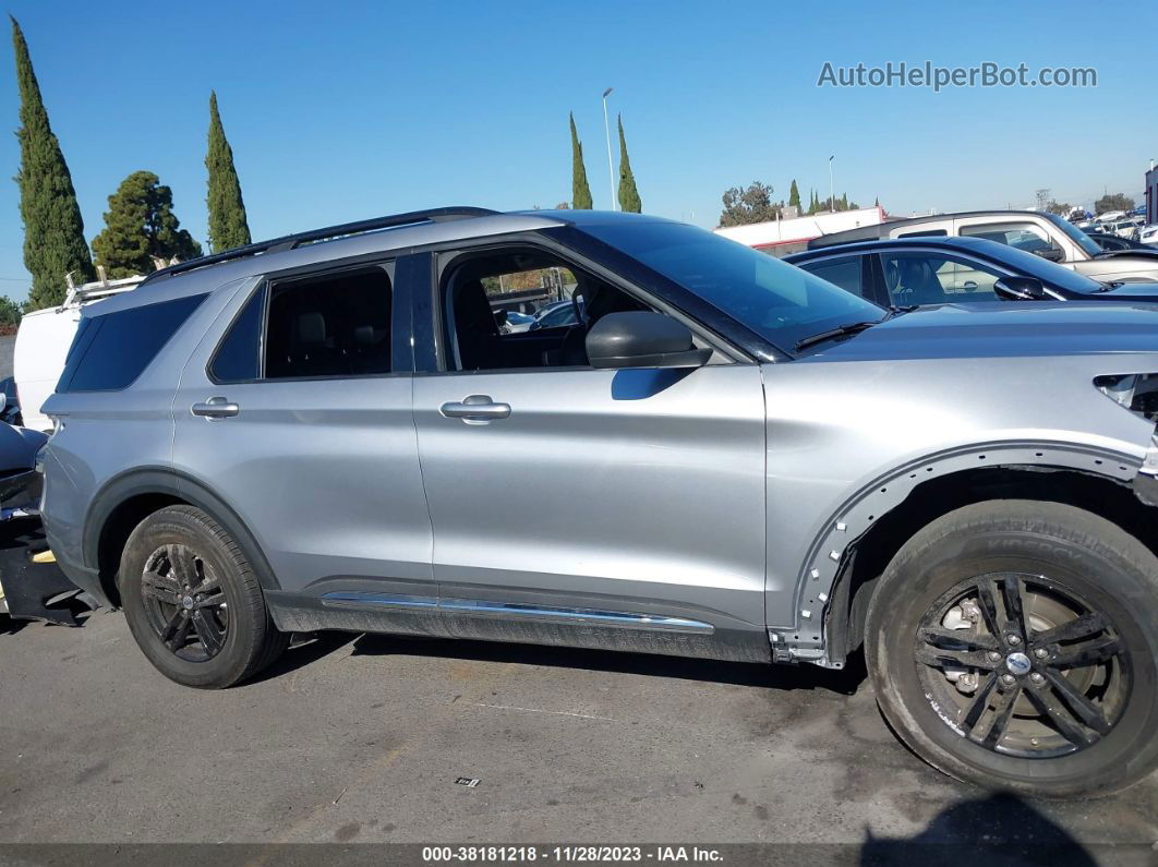 2021 Ford Explorer Xlt Gray vin: 1FMSK7DH7MGC51537