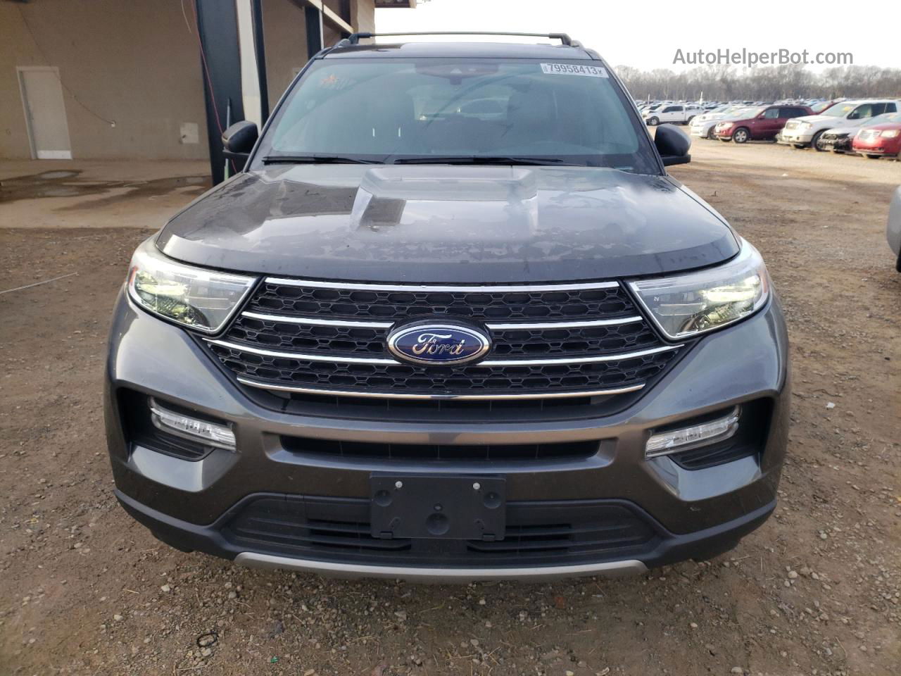 2020 Ford Explorer Xlt Gray vin: 1FMSK7DH8LGA88704