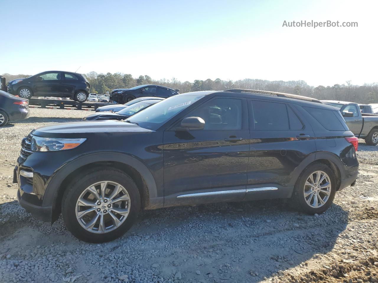 2020 Ford Explorer Xlt Black vin: 1FMSK7DH8LGC41159