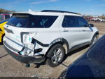 2020 Ford Explorer Xlt White vin: 1FMSK7DH8LGD05457