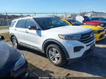 2020 Ford Explorer Xlt White vin: 1FMSK7DH8LGD05457