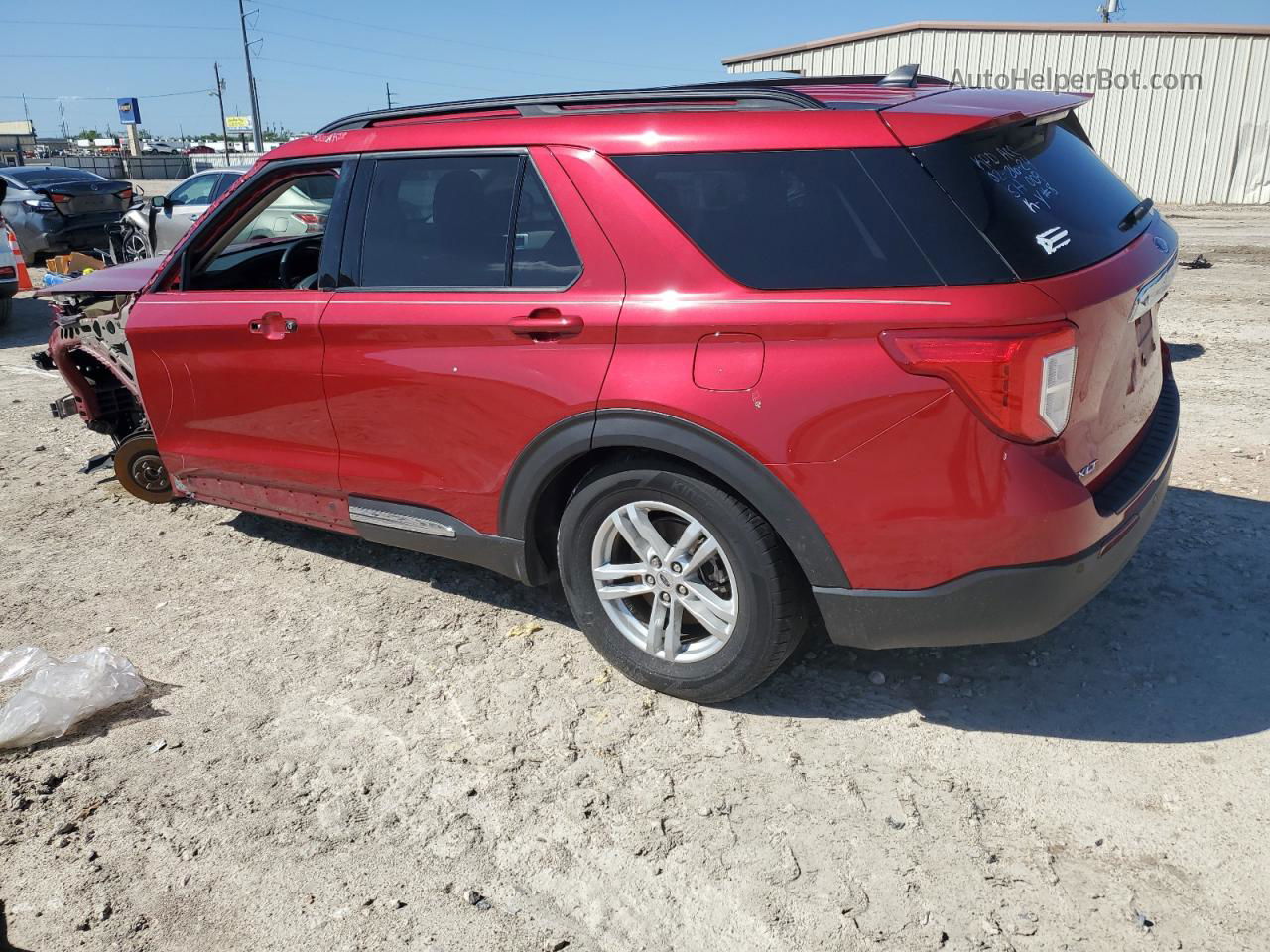 2021 Ford Explorer Xlt Red vin: 1FMSK7DH8MGA52240