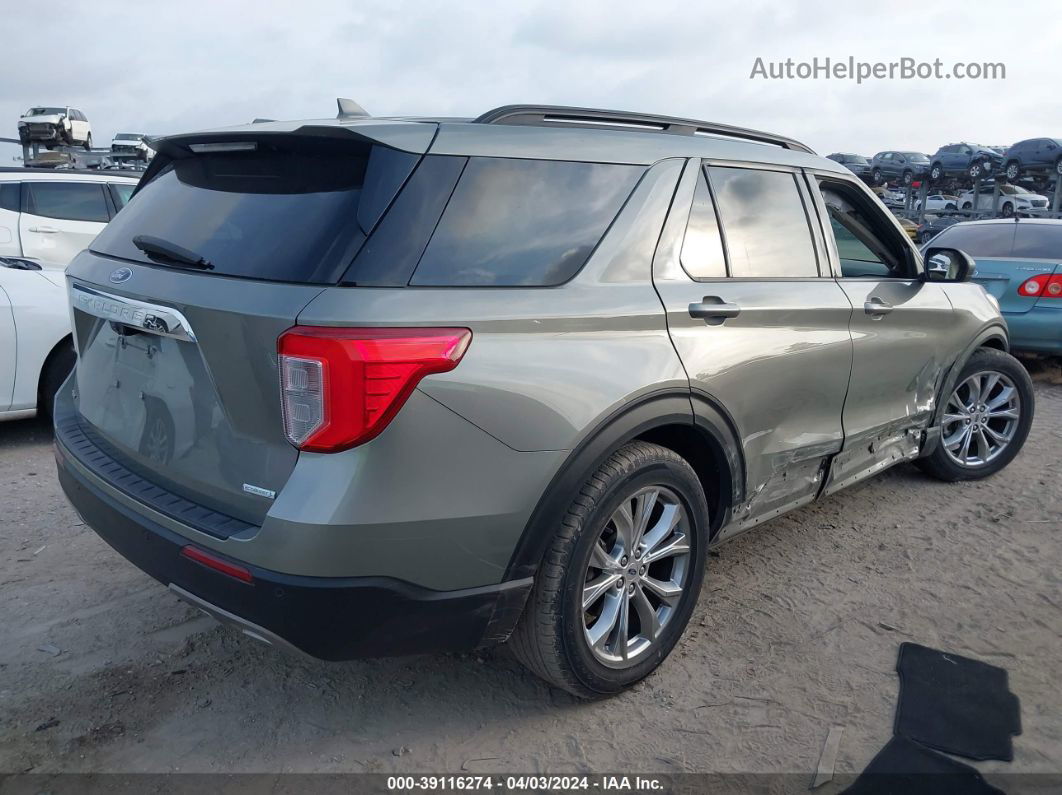 2020 Ford Explorer Xlt Gray vin: 1FMSK7DH9LGA10965